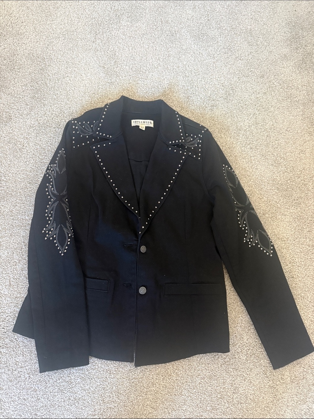 Idyllwind Black Embellished Women’s Blazer Jacket - Picture 2 of 9